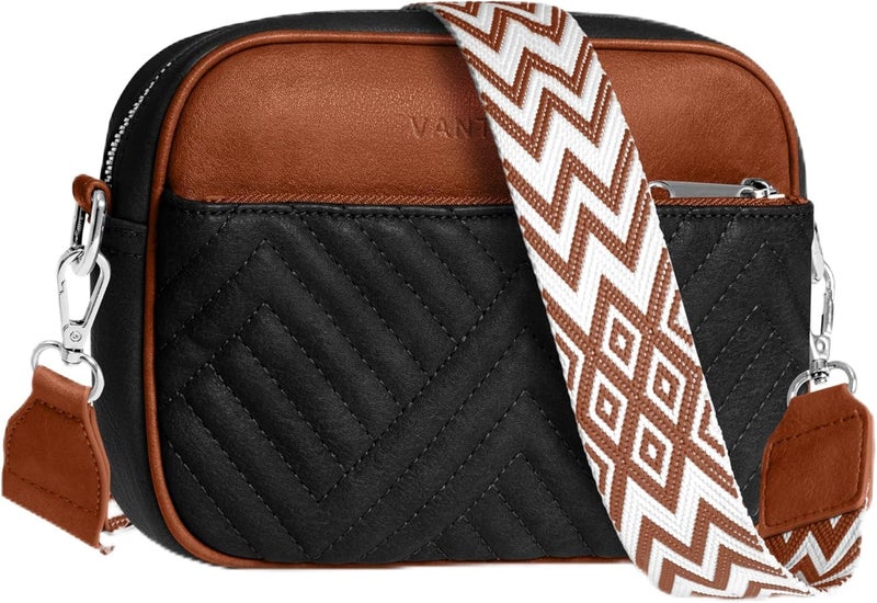 Vantamo Crossbody Bags For Women with Anti-Pickpocket Clip, Premium Purses for Women, Adjustable Strap Handbags & Gift Box - Image 1